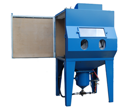 Pressure blast cabinet